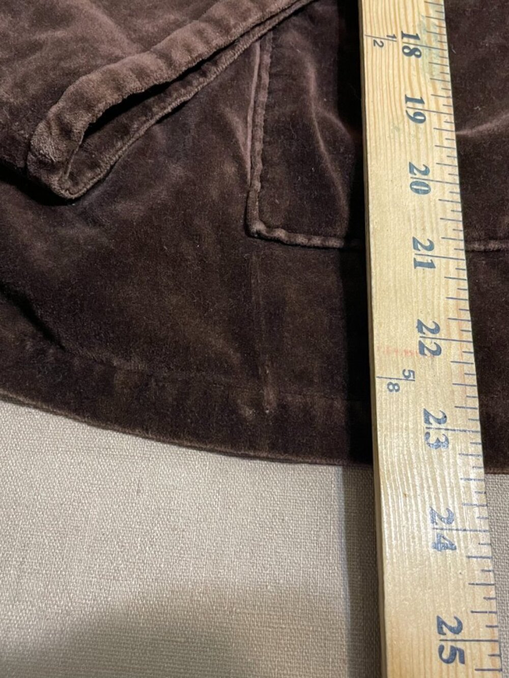 Vintage 1990s J. Jill Jacket Brown Velvet Size L Retro Coastal Cowgirl Layers - Picture 3 of 7